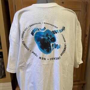 CONCERT T-SHIRT THE MOODY BLUES 2004 * LIMITED EDITION * SIZE 2XL * VINTAGE